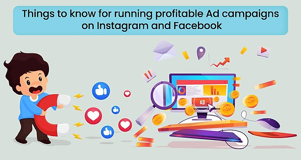 Ad campaigns on Instagram and Facebook